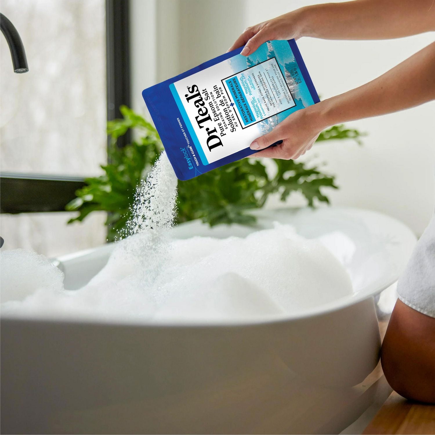Dr Teal’s Salt Soak with Pure Epsom Salt, Restorative Minerals, 1.36kg