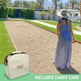 thumbnail image 5 of GoSports Bocce Set - Poly-Resin 100mm Balls - Outdoor Lawn Game, 5 of 5