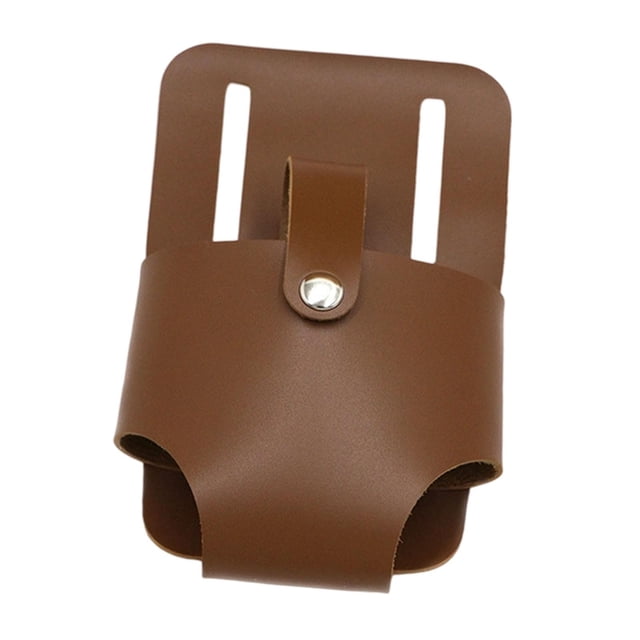 Portacintas métricas, cinta métrica, clip para cinturón, multiherramienta, elegante herramienta de carpintero Marrón oscuro