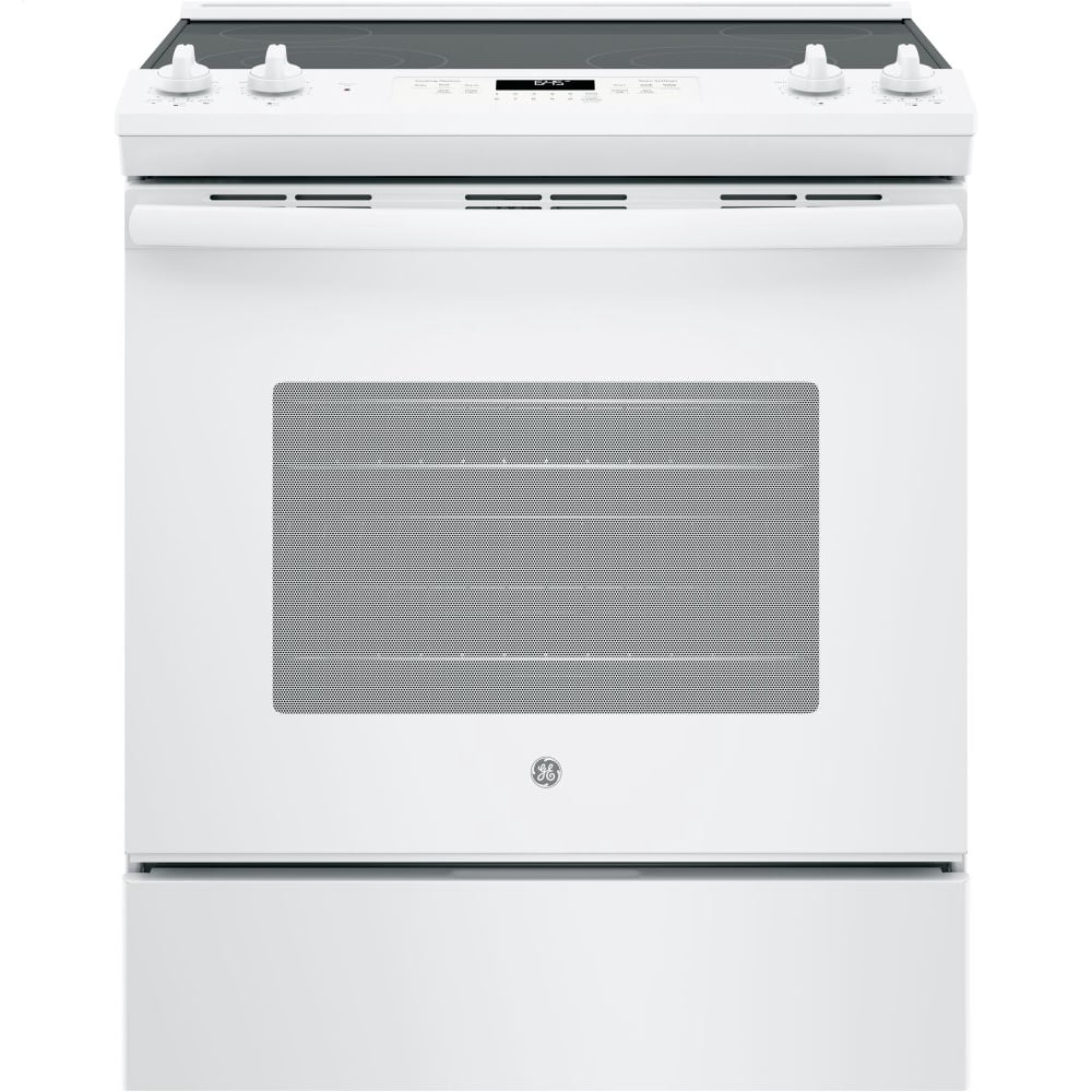GE Appliances JS645DLWW 30 Inch Slidein Electric Range White Walmart