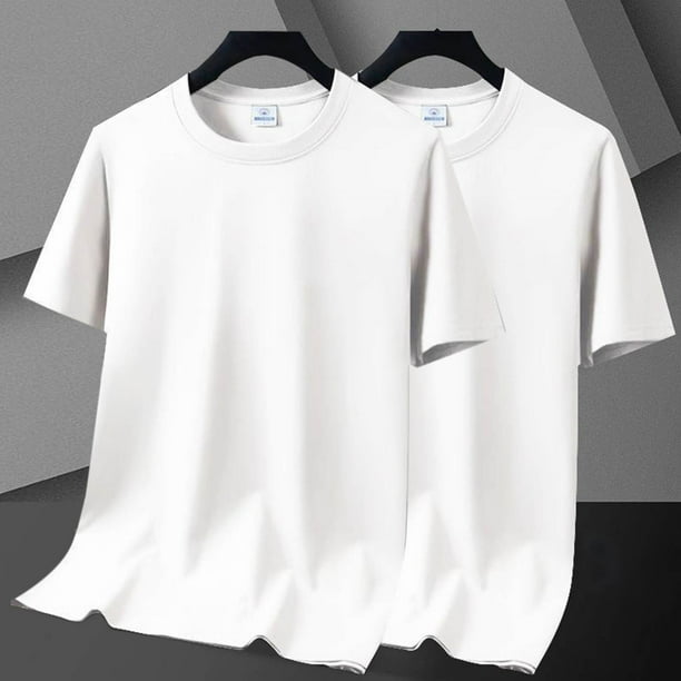 pstuiky camisetas de hombre, Camiseta informal de manga corta con botones y rayas lisas para hombre ropa de hombre xl