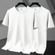 thumbnail image 1 of pstuiky camisetas de hombre, Camiseta informal de manga corta con botones y rayas lisas para hombre ropa de hombre xl, 1 of 8