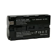 Replacement for Sony DJI Focus Pro Battery (2-Pack, 2600mAh)