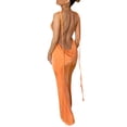 thumbnail image 3 of Txlixc Vestido de mujer con tirantes italianos de color sólido Txlixc moda, 3 of 6