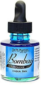 Dr. Ph. Martin's Bombay India Ink, 1.0 oz, Turquoise (20BY)