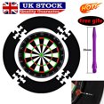 thumbnail image 3 of Winmau Protection Murale pour Fléchettes Anneau Protecteur Noir Uni, 3 of 5