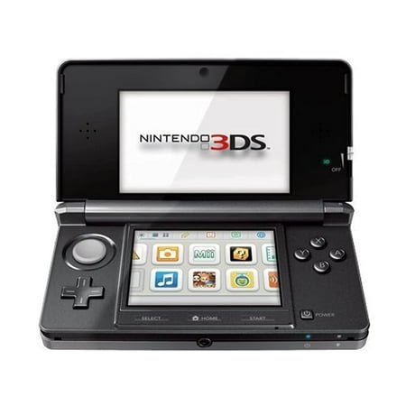 Nintendo 3DS Cosmo Black - Used, with Stylus, Charger and Console