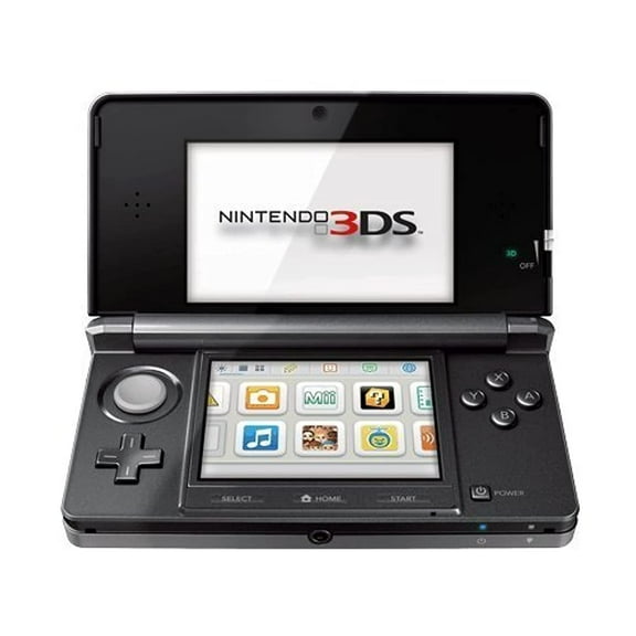Restored Nintendo 3DS Cosmo Black with Stylus, Charger and Console (Refurbished)