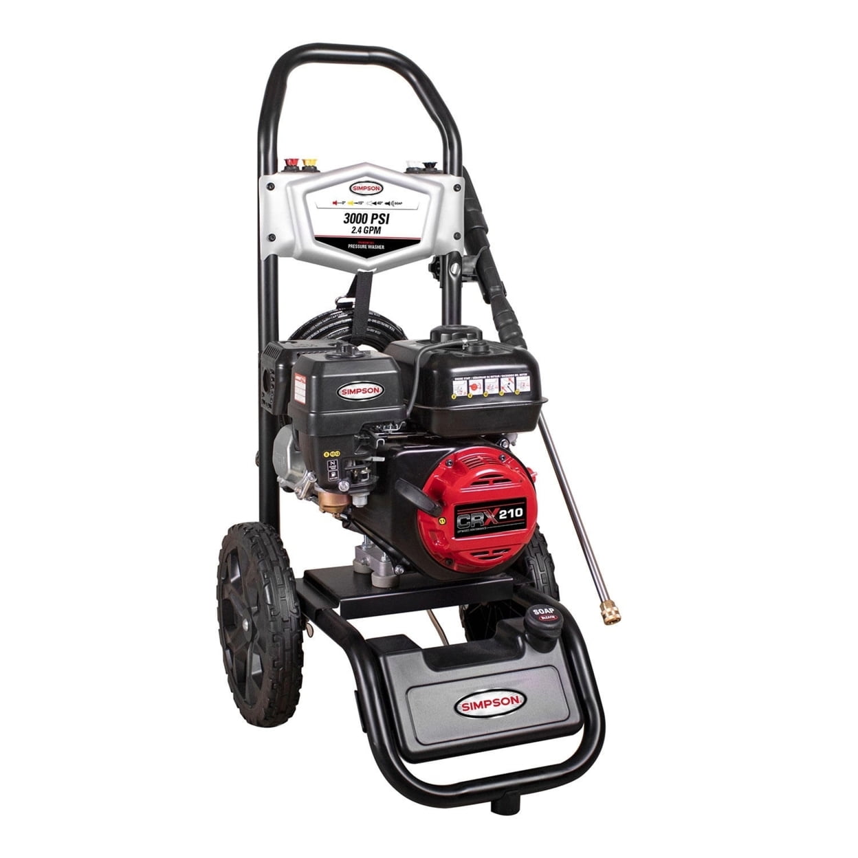 Simpson Megashot MS61220 49 State 3000 PSI 2.4 GPM CRX 208cc Gas Pressure Washer