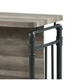 thumbnail image 6 of Newboti Furniture Antique Oak And Sandy Grey 5-Shelf Kitchen Island 0930, 6 of 12