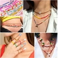 thumbnail image 5 of 3mm Glass Seed Beads 24 Colors Small Bead Kit Bracelet Beads with 24 Compartment Plastic Storage Box for Jewelry Making, 5 of 5