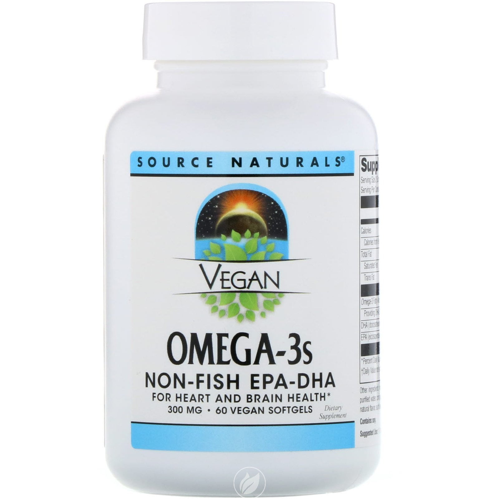 Source Naturals VEGAN OMEGA3 EPADHA 60SG