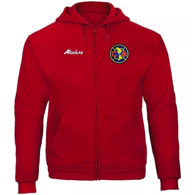 Sudadera Cierre Aguilas Del América (no Oficial) Fútbol Mod1