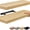 Maple Wood, variant on Floating Shelves for Wall - 24" Bathroom Shelves, Wall Decor for Bedroom, Kitchen, Living Room, Home Decor & Book Storage - Mounted Floating Shelf with Invisible Brackets (Maple Wood, 2 Pack)