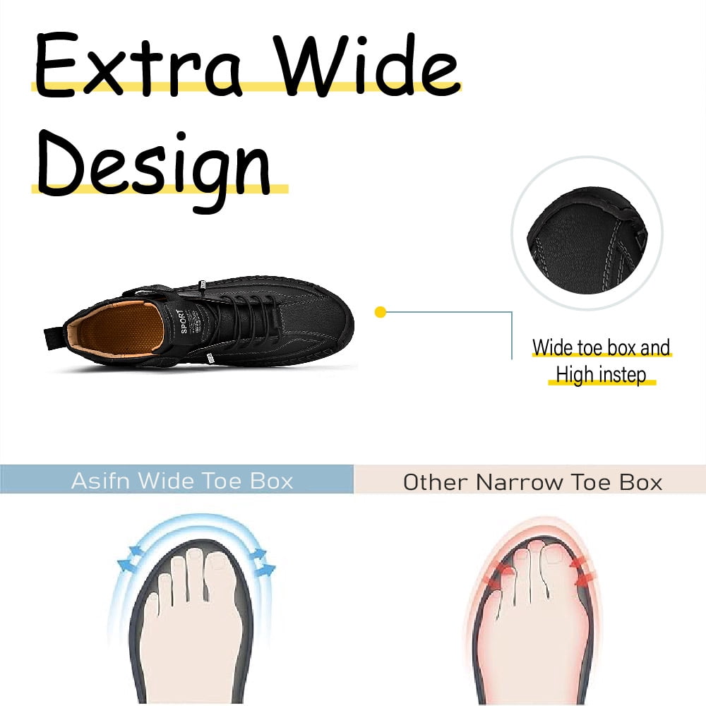Mens Business Casual Shoes Comfortable Fashion Sneakers Lightweight Hiking Shoes Breathable Outdoor Shoes Black 10 US