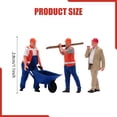 thumbnail image 7 of 3 Sets Miniature Figures Model Tiny People Figurine Hand Painted Resin for Diorama Collectors Display, 7 of 7