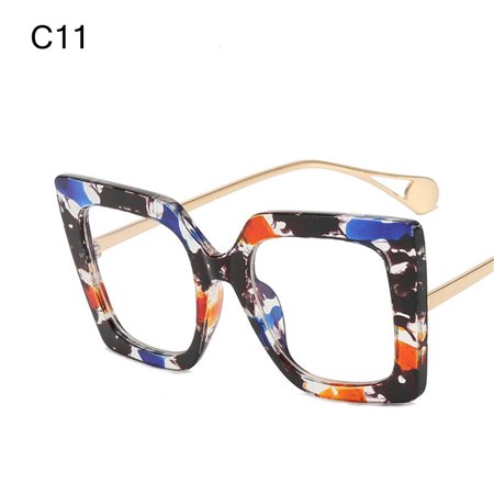 Women/Men Computer Gaming Square Fram Goggles Eyewear Oversized Sunglasses Anti Blue Light Glasses C11