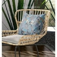 thumbnail image 4 of Plant Illusion Indoor/Outdoor Fabric Pillow in Gray Blue 20x20, 4 of 8