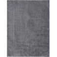 thumbnail image 1 of Unique Loom Davos Collection Modern Luxuriously Soft & Cozy Shag Area Rug, 9' 0 x 11' 9 Rectangular, Peppercorn, 1 of 2