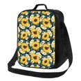 thumbnail image 1 of Disketp Sunflowers Bolsa Térmica Estampada para Almuerzo, Lonchera para Hombres y Mujeres Adultos, 1 of 7