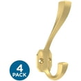 thumbnail image 7 of Franklin Brass B47254k-C Napier 1-3/16" Wide Coat And Hat Hook - Nickel, 7 of 7