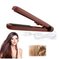 thumbnail image 5 of Mini Portable Hair Iron Hair Straightener Curler Professional Hair Irons Ceramic, 5 of 9