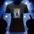 thumbnail image 3 of Playera Blusa Con Impresion De La Catrina De Loteria Dia De Muertos Tradicion Mexicana Color Negro Talla Chica Marca Emil SaEs, 3 of 4