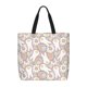 thumbnail image 1 of Disketp Retro Hippie Groovy Easter bunny Bolsa Tote de Lona para Mujer, Bolso de Hombro y Cruzado con Cierre de Cremallera, 1 of 7