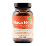 Red Maca Root Capsules - 700mg 100 Gelatinized Pills, Pure Red Raw Maca Root Powder Supplement