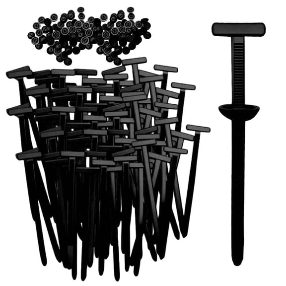 Nylon Universal Cable Tie Buckle, Heavy Duty Self-Locking Nylon Zip Ties Holder