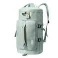 thumbnail image 2 of Bolsa de Gimnasio, Bolsa de Lona Pequeña con Compartimento para Zapatos y Bolsillo Impermeable, Bolsa de Fin de Semana para Mujer, Bolsa para Yoga, Viajes, Natación y Camping., 2 of 7