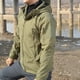 thumbnail image 4 of TFixol venta directa de fábrica chaqueta de concha suave de piel de tiburón camuflaje con capucha, 4 of 5