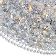 thumbnail image 5 of CWI Lighting Cascade 6 Light Drum Shade Transitional Metal Flush Mount in Chrome, 5 of 5