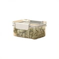 thumbnail image 2 of Clearance Items,npkgvia Kitchen Canisters,Canning Jars,Food Storage Containers Transparent Air Tight House Kitchen Pantry Organization And Storage Jar Nut Candy Rect,Food Storage Containers,White, 2 of 4