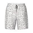 thumbnail image 4 of Lsque Mens Swim Trunks Poodle Dog Pattern - Bathing Suit Compression Liner - Beach Swim Shorts Swimwear - (S-3XL) - Stretch Quick Dry -X-Large, 4 of 9