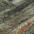thumbnail image 2 of HomeRoots 674987 9 x 12 ft. Charcoal Ivory & Copper Abstract Washable Machine Made Rectangle Area Rug with UV Protection, 2 of 7