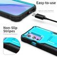 thumbnail image 5 of ExoGuard For OnePlus 9 Case, Phone Case with Screen Protector and Kickstand (Blue), 5 of 7
