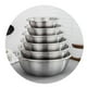 thumbnail image 1 of Big Stainless Steel Mixing Bowl Suitable For Professional Chefs Stackable Design 22Cm Marinating 1Pack, 1 of 3