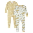 thumbnail image 5 of Gerber Baby & Toddler Neutral Snug Fit Footed Cotton Pajamas, 4-Pack, Sizes 0/3 Months-5T, 5 of 6