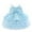 Sky Blue, variant on lnmuld Girls Short Skirt First Birthday Party Dress with Bow and Skirt Strapless Flower Girl Gown Size:18-24 Months