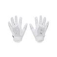 thumbnail image 1 of Guantes de Fútbol Americano Under Armour F9 Nitro para Niños - Blanco/Gris, 1 of 1