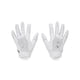 thumbnail image 1 of Guantes de Fútbol Americano Under Armour F9 Nitro para Niños - Blanco/Gris, 1 of 1