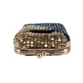 thumbnail image 2 of CTM  Mesh Pattern Cigarette Case with Lighter Pocket & Kiss Lock Closure (Women), 2 of 3