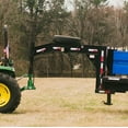 thumbnail image 4 of Titan Attachments Standard Series 3 Point Green Tractor Drawbar with Suitcase Weight Brackets, Compatible with Cat 1 Tractors, Built in 2" Receiver Hitch, Titan Quick Hitch, 4 of 8