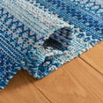 thumbnail image 5 of SAFAVIEH Kilim Leon Striped Cotton Runner Rug, Grey/Blue, 2'3" x 9', 5 of 8