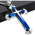 thumbnail image 1 of Men Titanium Steel Cross Necklace(A), 1 of 5