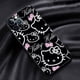 thumbnail image 3 of Funda de teléfono para iPhone 11 12 13 14 Pro Max Mini XS XR X 8 7 6S 6 15 se Plus funda de silicona negra Fundas lindo lindo gato Hello, 3 of 5