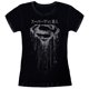 thumbnail image 1 of Superman - Camiseta con Logotipo para Mujer (Negro), 1 of 2