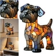 thumbnail image 6 of HzyK 2025 New 3D Stained Glass Schnauzer Lamp, Dog Series Art Night Light with Warm Ambient Glow for Pets Lovers, 6 of 8