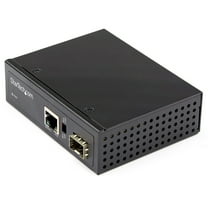 StarTech PoE Industrial Fiber to Ethernet Media Converter 60W - SFP to RJ45 - SM/MM Fiber to Gigabit Copper IP-30 (248821)